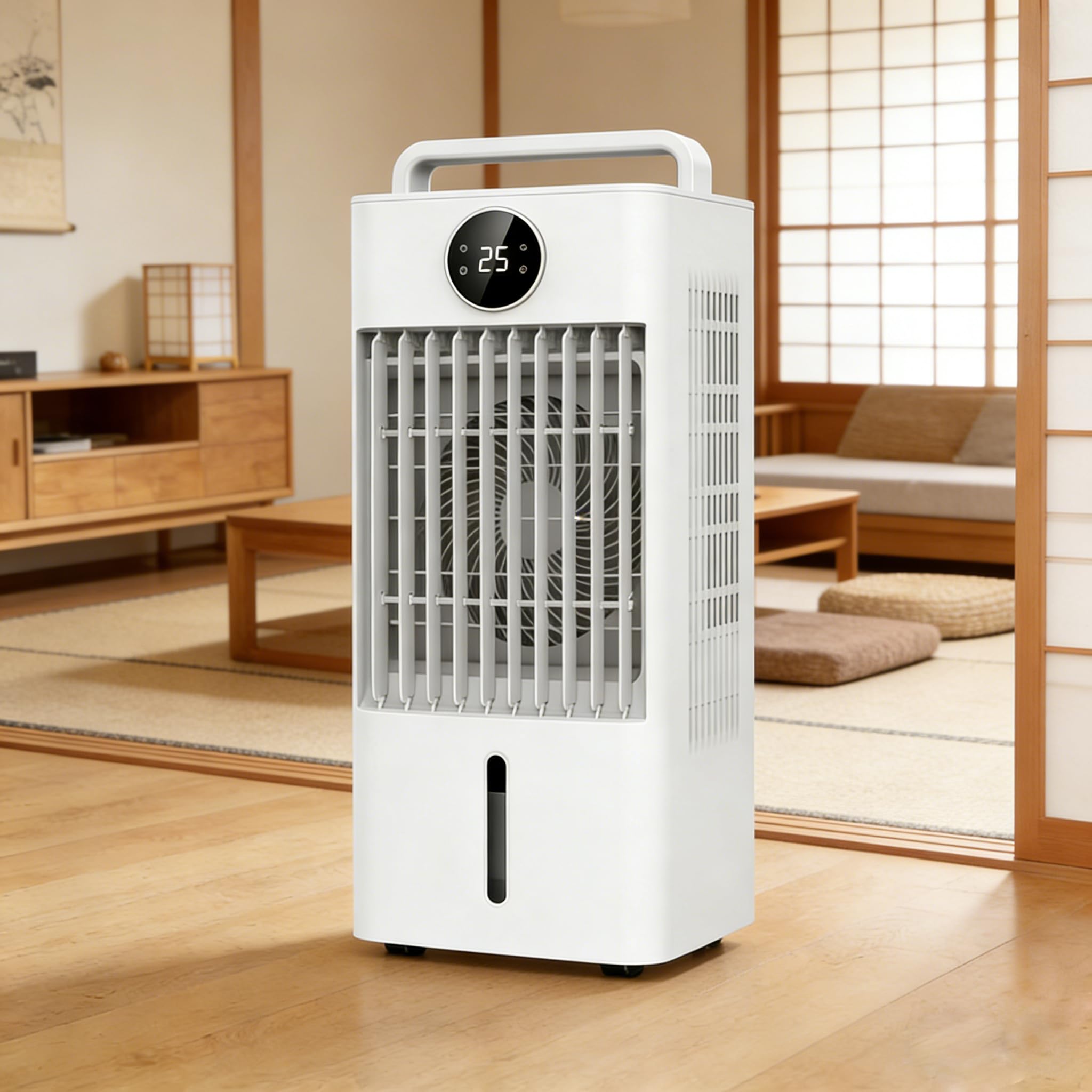 2.6 Gal 3-In-1 Swamp Cooler – Portable Evaporative Air Conditioner with HEPA Filter, Remote Control, 6 Speeds, 3 Modes белый