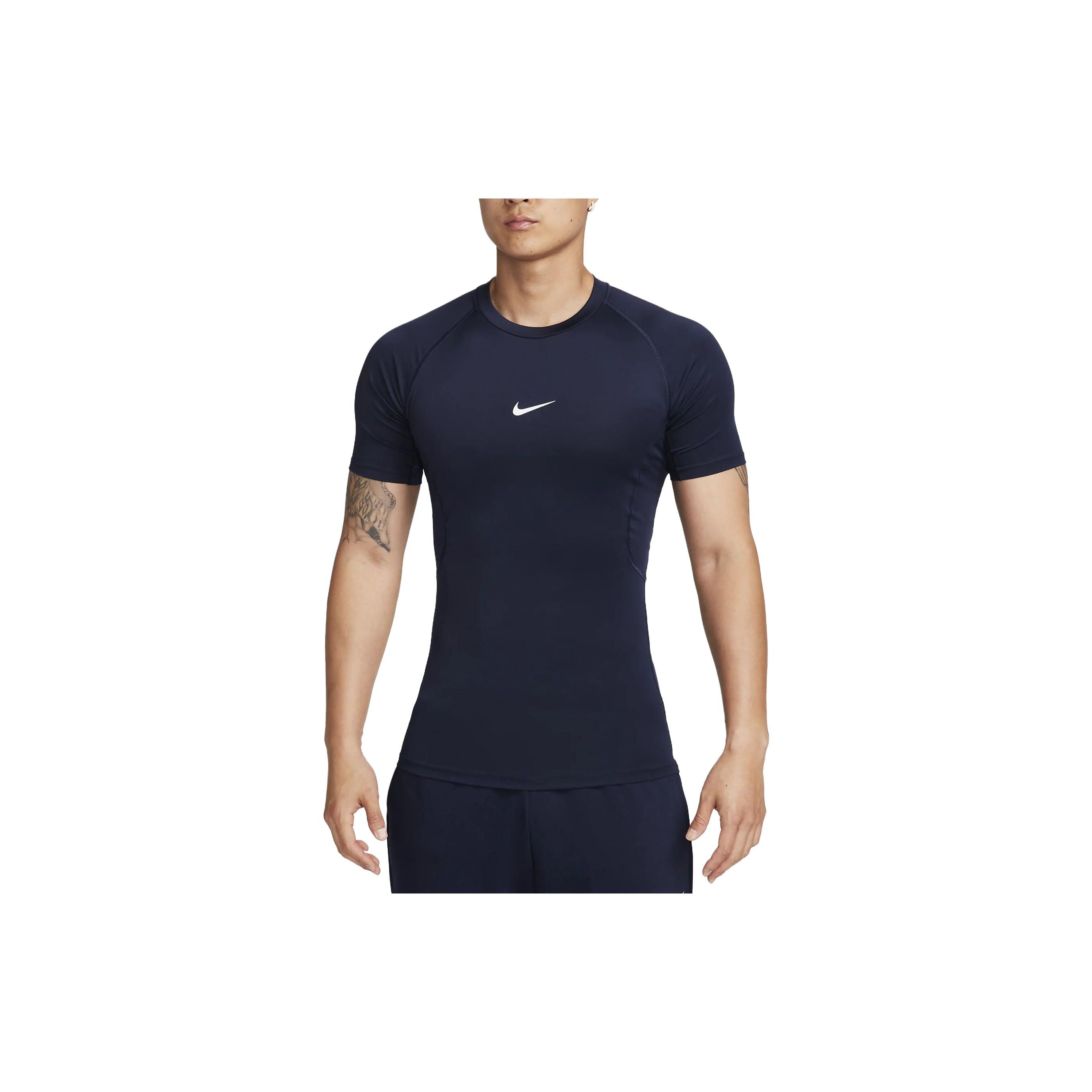 Nike Logo Print Crew Neck Short Sleeve T-Shirt Men tops Obsidian FB7933-451 L