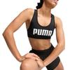 Puma Solid Color Logo Print Crop Sports Tank Top Women Tops Black 527356-01