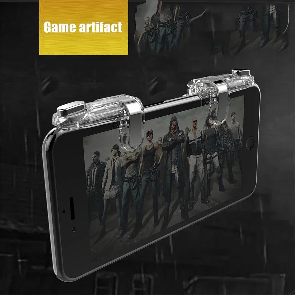 Mobile Phone PUBG Joystick Gaming Grip Trigger Game Holder Fire Button Controller Gamepad for PUBG Gaming Accessories 5