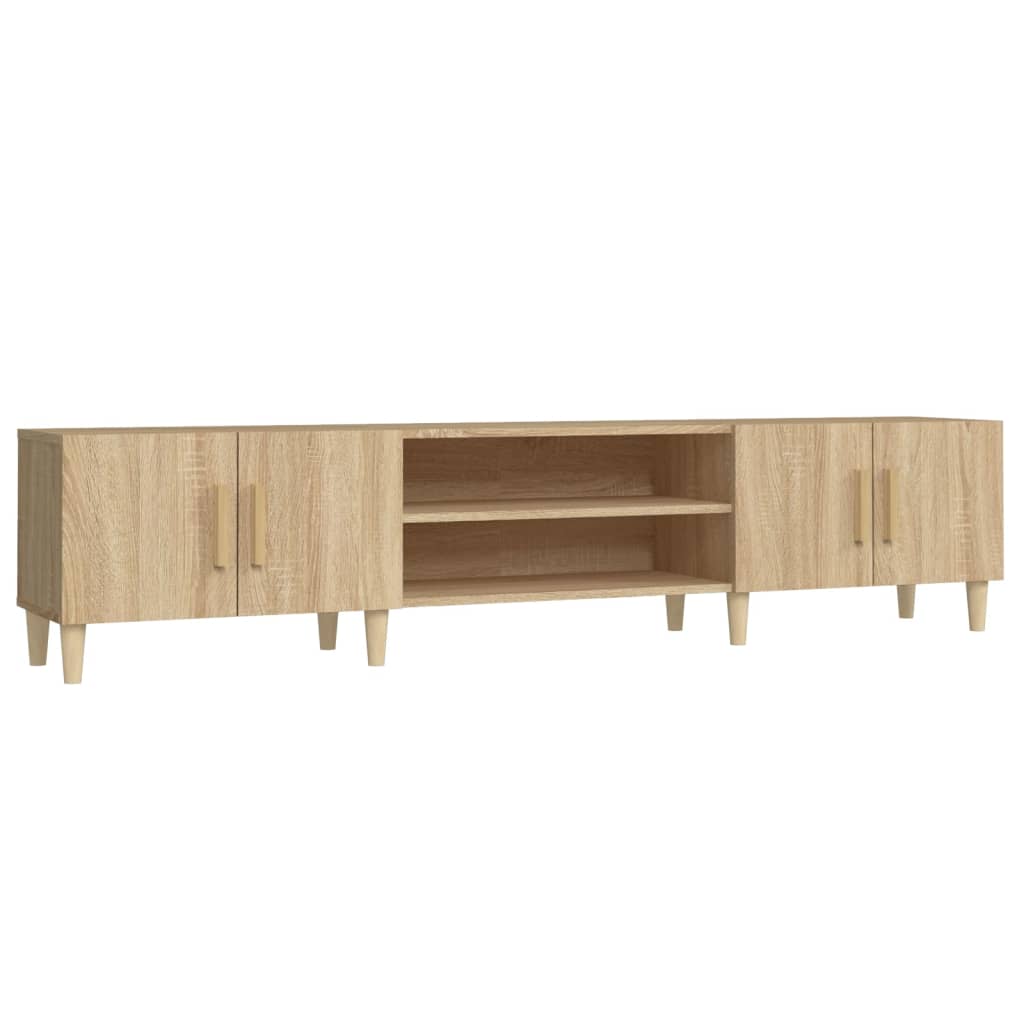 TV Cabinet in Sonoma Oak 180 x 31.5 x 40 cm Engineered Wood