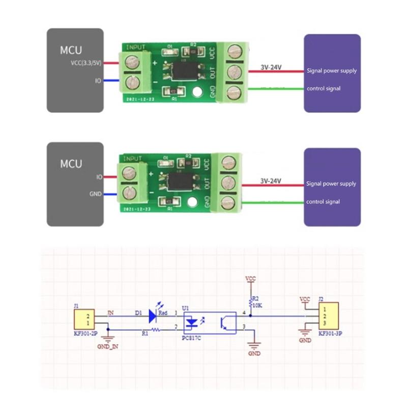 Electrical Switches Module Multifunction  Electric Switches 3 5V Input Wide Output Voltages Ranges DC1.8V 24V for Home Installation