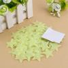 100 Pieces Luminous  , 3cmx3cmx0.1cm Glow In the Dark   for Peel and Stick Glow   for Home, Birthday Party, Wedding, Green