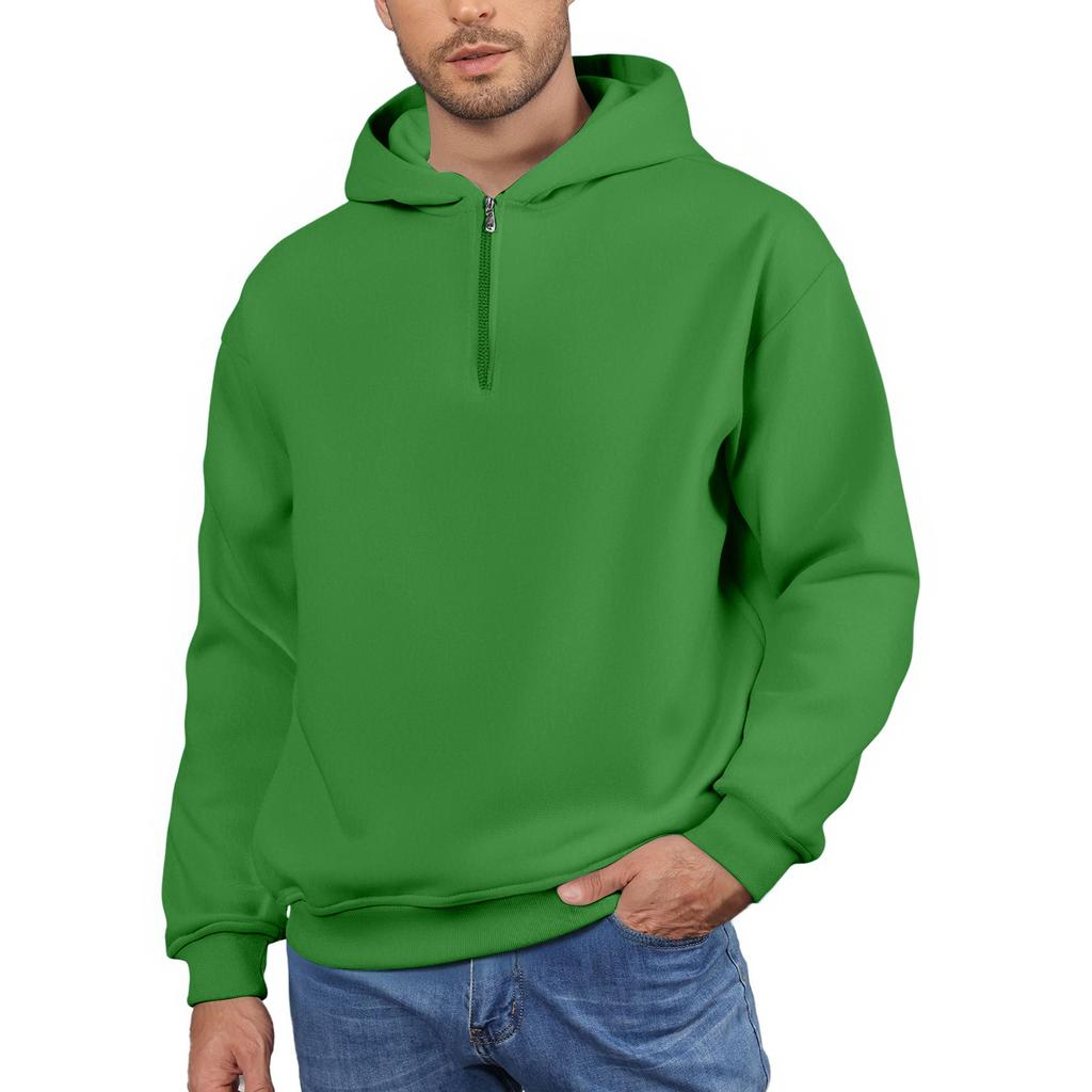 Men's Fleece Hoodie Casual Long Sleeve Sweatshirt