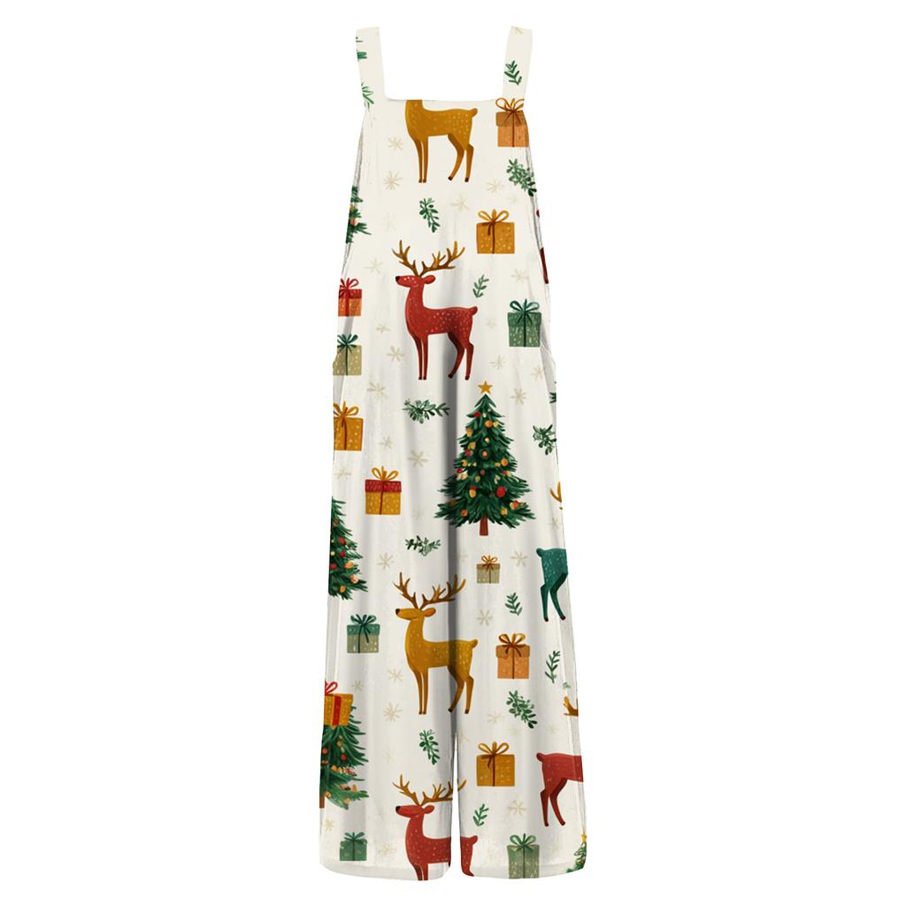 Dámský overal Potištěný Ležérní Volný Overal