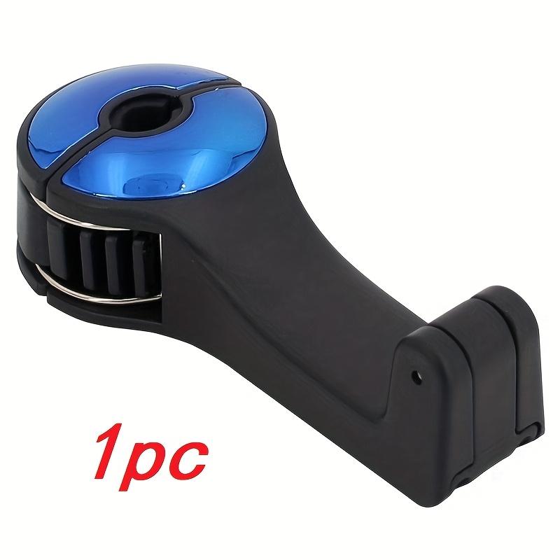 1pc Universal Car Headrest Hidden Hook with Mobile Phone Holder - Durable PVC Material, 2-in-1 Design for Wallets, Bags, and Phone Storage