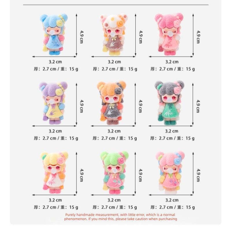Cute Plush Chinese-Style Nanci Blind Box Accessories, Trendy Toys, Blind Boxes, Blind Bags, Keychains, Desktop Birthday Gifts