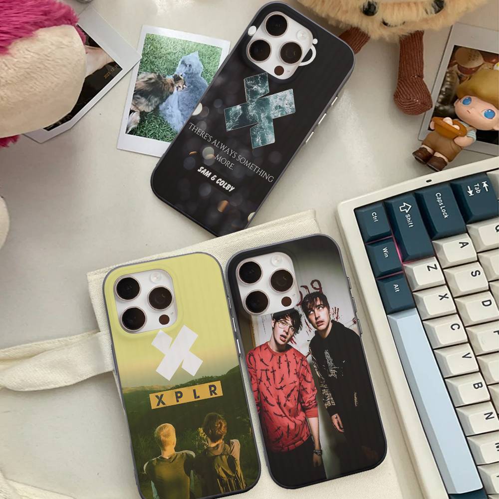 S-Sam And Colby XPLR Corrugated Pattern For IPhone 17 16 15 14 13 12 11 16 Pro Max Plus Pro Non-slip Phone Cover