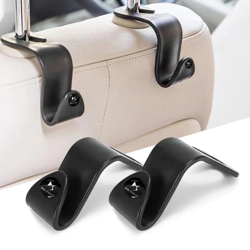 Universeller Auto-Rücksitz-Haken Innenraum Tragbarer Kleiderbügelhalter Aufbewahrung für Citroen DS SPIRIT DS3 DS4 DS4S DS5 DS 5LS DS6 DS7 WILD