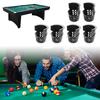 6Pcs Billiard Pool Table Pockets Replacement Heavy Duty Billiard Drop Pockets Billiard Table Drop Bag Storage Pockets