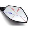 ONGMEIL Motorcycle Rear Mirror LED Turn Signals for GSXR 600 750 1000 1100 GSF 1200 Hayabusa Gsx1300R