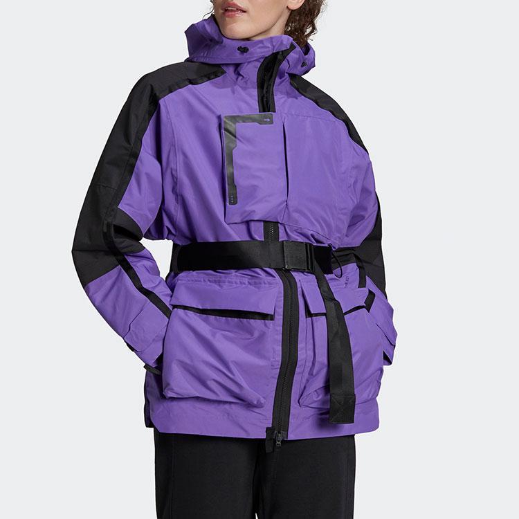 Adidas Cw Xploric R.r Casual Sports Hooded Jacket Women Outerwear Purple HF8461