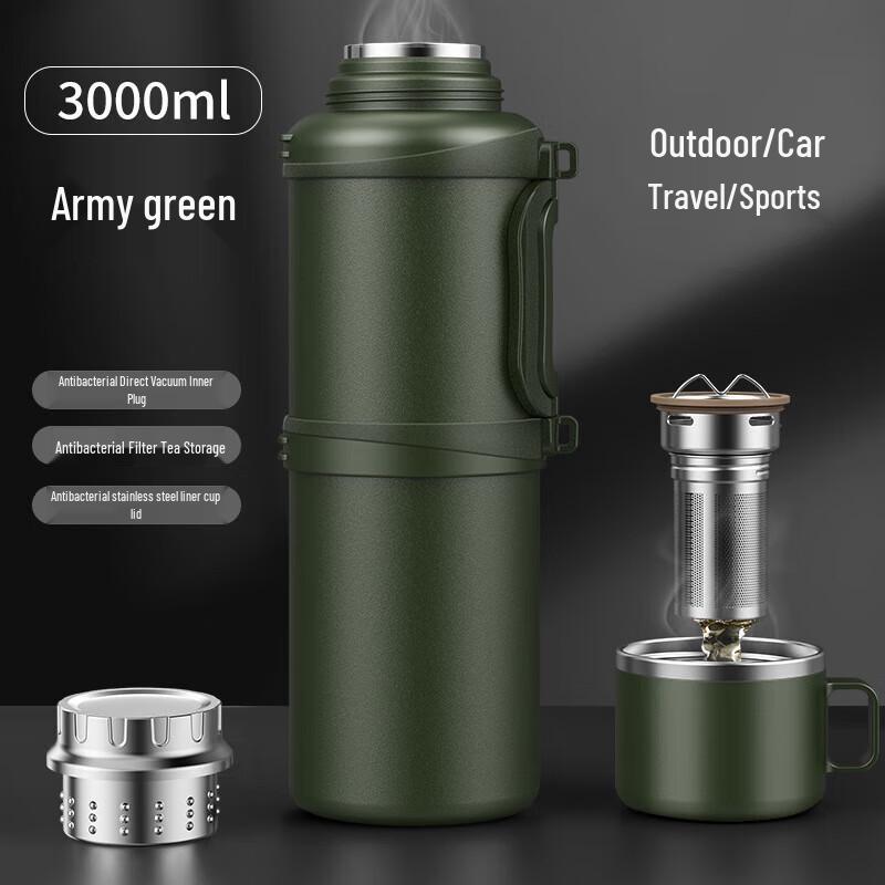 BEANBEANLOVE 316L Stainless Steel Insulated Travel Bottle