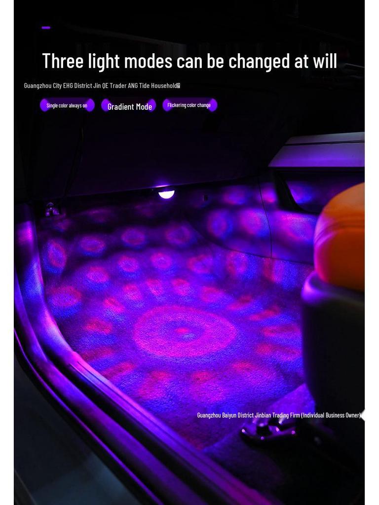 Car USB LED Starlight Interior Atmosphere Light with Remote Control