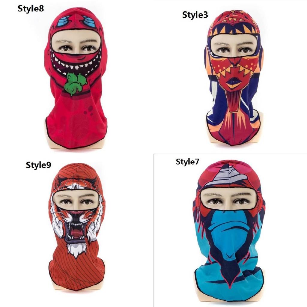 Stilvolle Winddichte Und Warme Radmaske Unisex Skimaske Mit Einzigartigen Drucken