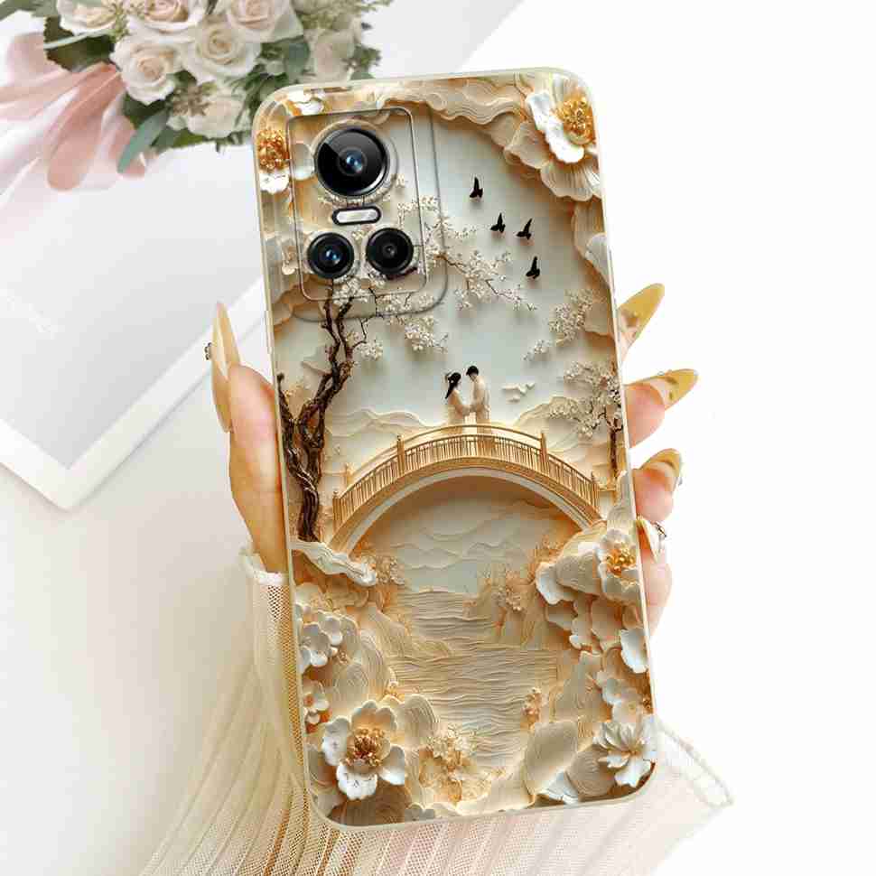 6.7" For Realme GT Neo3 5G 2022 Case Luxury Dragon Butterfly Soft Silicone Cover For Realme GT Neo 3 RMX3560 Protective Shell