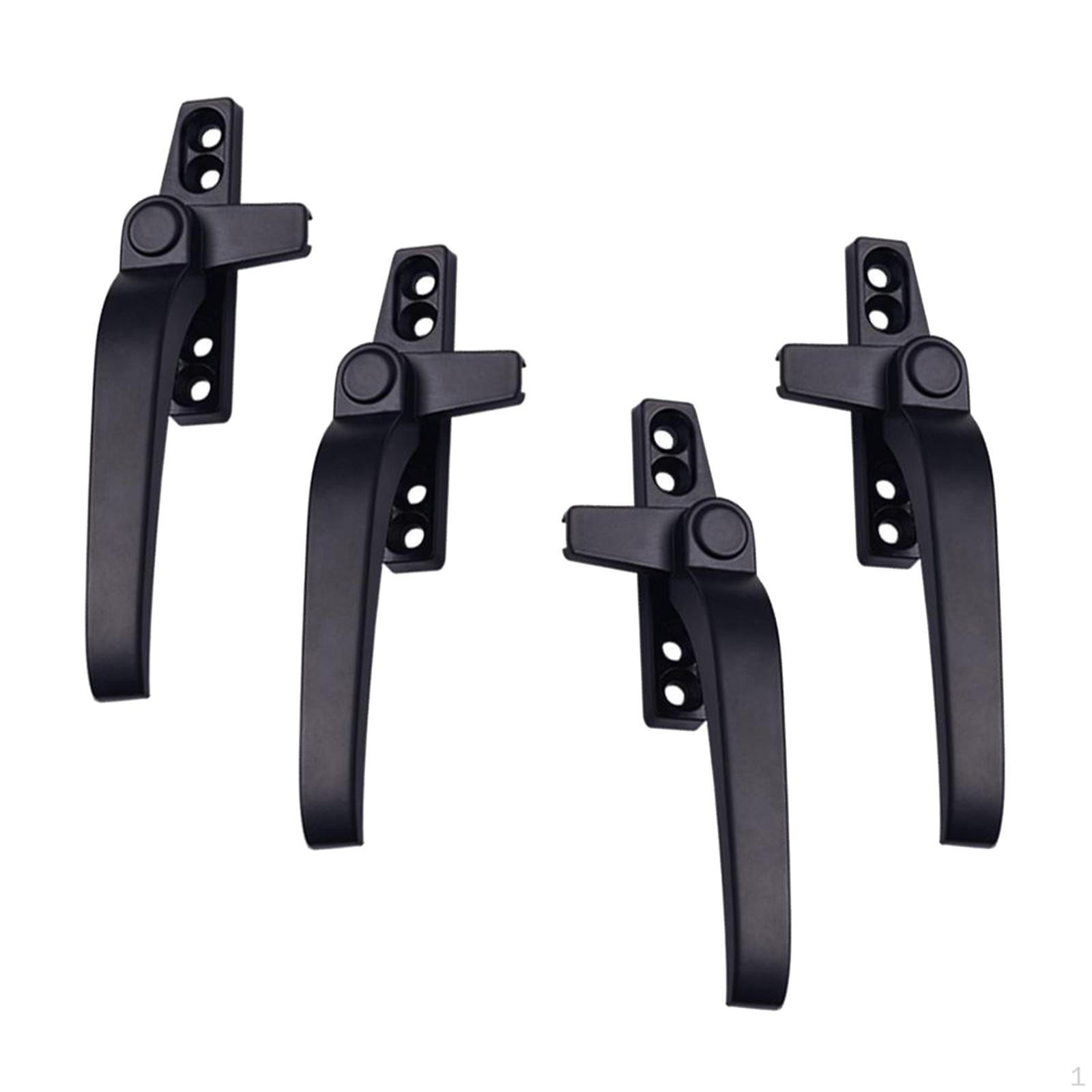 

2 of pairs Aluminum Alloy Window Casement Locking Handle Hardware Replacemrnt Parts