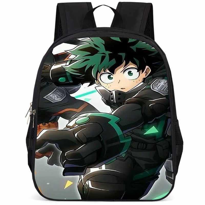 My Hero Academia 15-inch Large Capacity Lightweight Oxford School Backpack For Kids