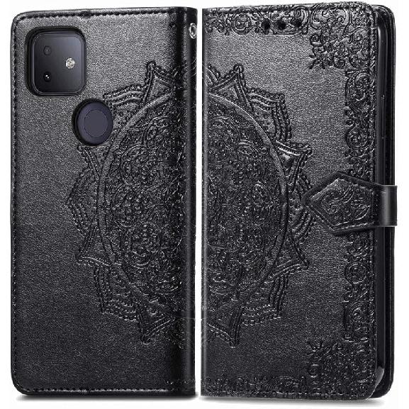 Compatible with T-Mobile Revvl 4 Plus Case Leather Wallet Flip Magnetic Closure Case Shockproof Protective with Card Slots and Stand Phone Case for