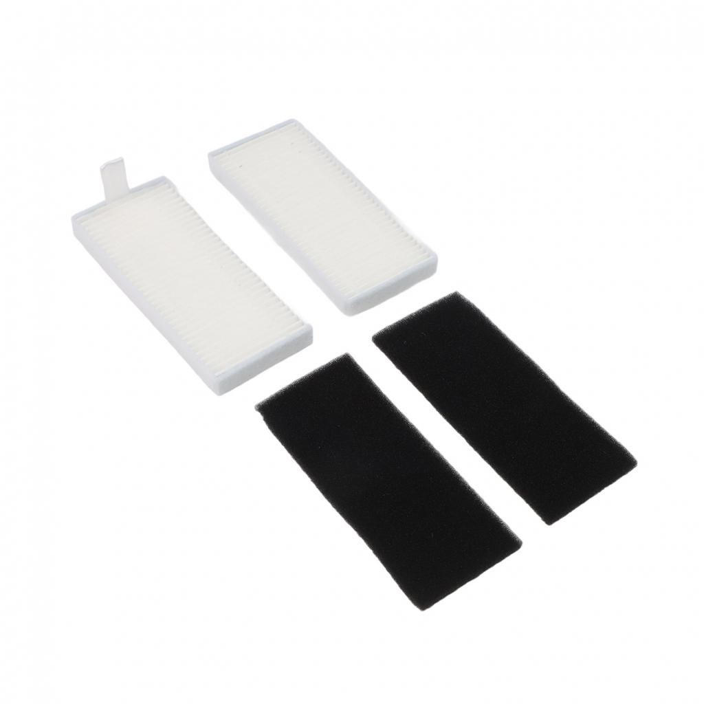 Filters Side Brush Robot Vacuum Cleaner Dust Filter Components