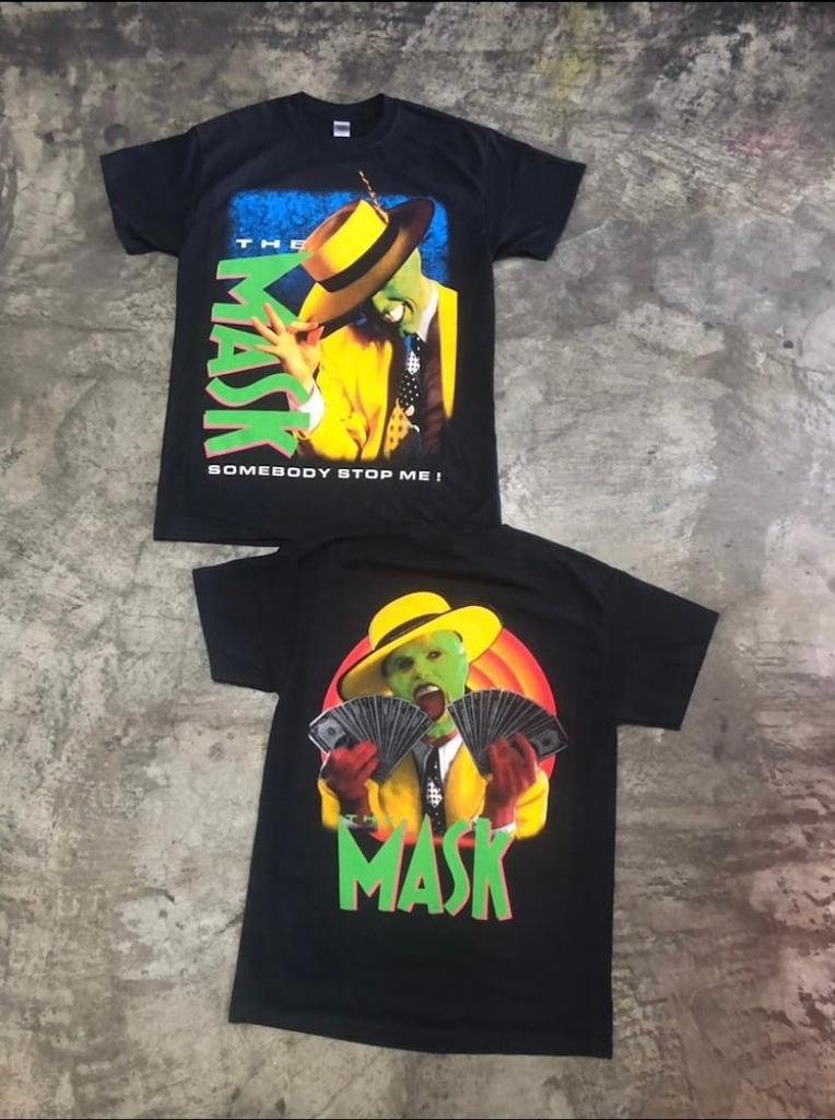 The Mask Movie Reprinted doube sided t-shirt classic style QT3889