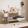 Miling 2-Tier Desktop Storage Shelf with Acrylic Panels