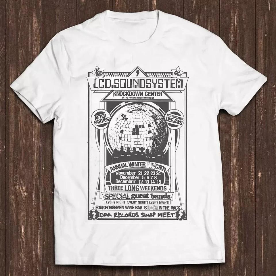 LCD Soundsystem 2026 Winter Jahresfunktion T-Shirt Volle Größe S-5XL