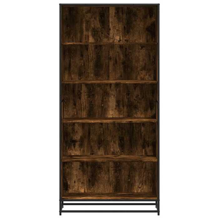 VidaXL Bibliothèque chêne fumé 80,5x35x170,5 cm bois d'ingénierie, étagère à livres, porte-livres, support à livres, armoire 3300857