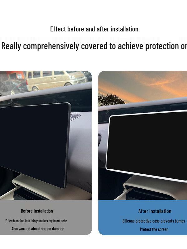 Silicone Frame Protective Cover for Avatr 06 Navigation Screen