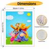 Disney Winnie The Pooh Painting Kit Home Wall Decor Handmade Gift Art Canvas DIY Cartoon Fun Wall Decor Crafting Hobby Art Gift 130