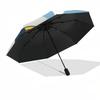 1pc Outdoor Umbrella with BT21 Characters - Automatic Opening/Closing, Portable 3-Fold Design, 8-Rib Iron Frame - Perfect Gift for Fans, Traveler
