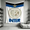 Ταπετσαρία Τοίχου Inter Milan Αισθητικό Κρέμασμα Τοίχου Κουβέρτα από Τυπωμένο Ύφασμα Διακοσμητικές Ταπετσαρίες για Υπνοδωμάτιο Σαλόνι Διακόσμηση Σπιτιού
