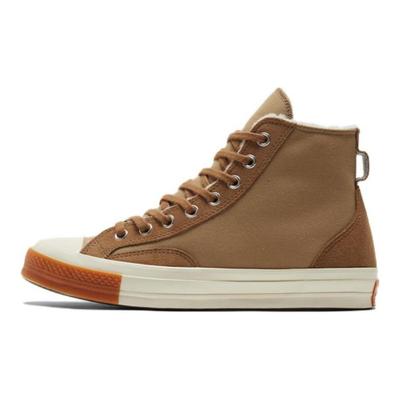Chuck Taylor All Star Années 1970 Tendance Polyvalentes Hautes Espadrilles Unisexes Marron