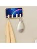 2pcs Phone/Tablet Charging Stand With Hook, Home/Room Hanging Small Item Organizer, Drill-Free Phone Charging Holder
