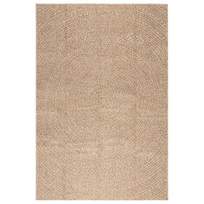 VidaXL Tapis 140x200 cm aspect jute intérieur et extérieur, tapis d'extérieur, tapis de sol, tapis d'intérieur 364840