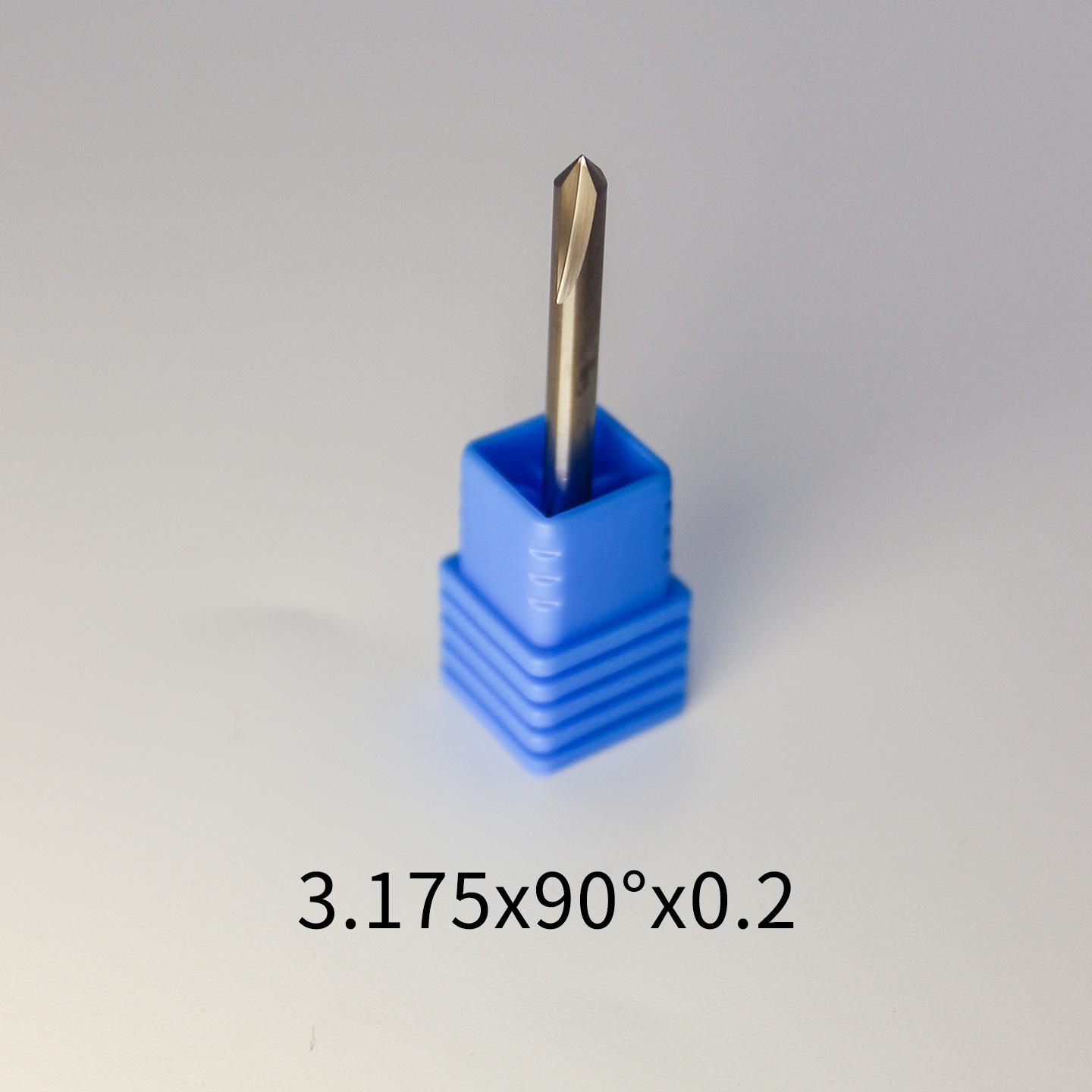 

Tungsten Carbide CNC Chamfering Tool, 90° & 60° Chamfers, Sizes 3.175-8.0