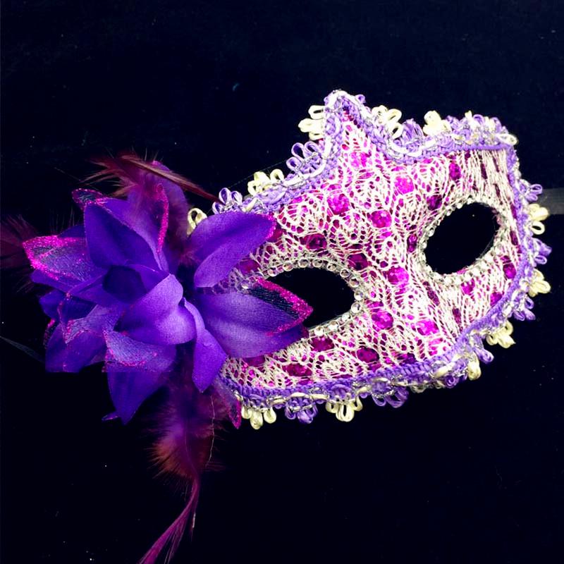 Elegant Women's Half-Face Masquerade Masks for Dance Parties, Princess Cosplay, & Children's Fashion Shows