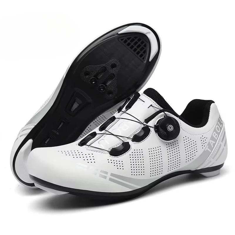 Cycling Shoes MTB Men Self-Locking Road Bike Shoes Speed Sneakers Racing Riding Boots Women SPD Pedal Mountain Bicycle Footwear