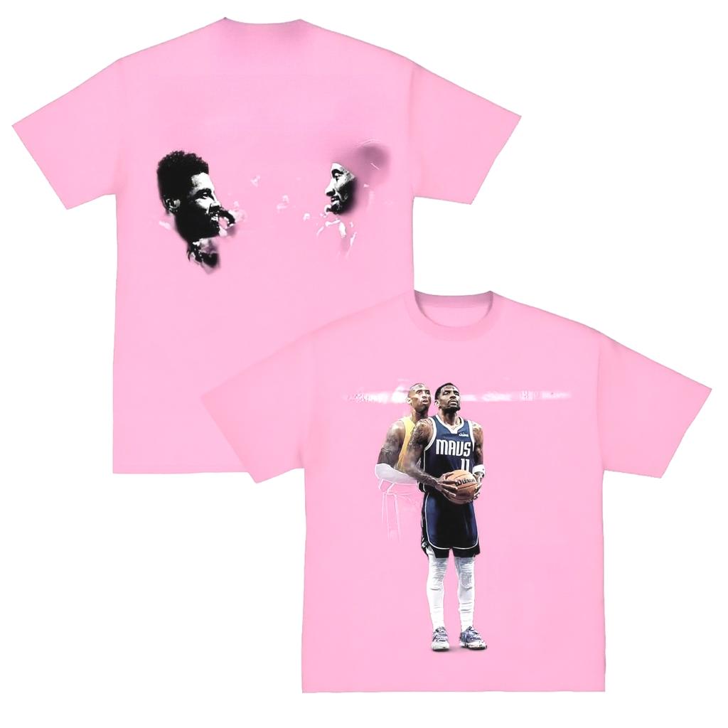 2025 Autumn and Winter Couples Pure Cotton Skin-friendly T-shirt Men's and Women's Simple Star Printing Trend Large Size T-shirt