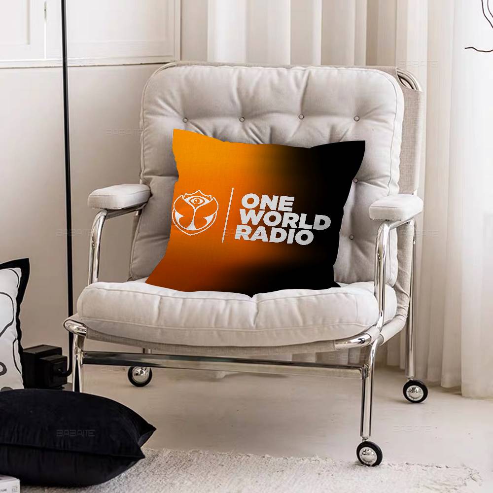 T-Tomorrowlands Music Logo Personalized Pillow Dust Cover Bedroom Kids Party Decoration Pillowcase Birthday Children Gift