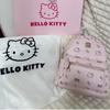 Dívčí batoh Hello Kitty z PU materiálu pro běžné cestování a do školy