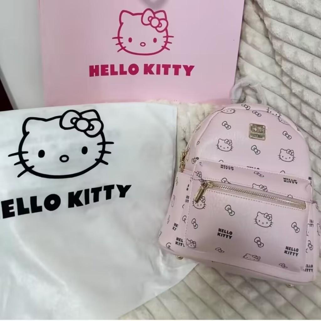 Dívčí batoh Hello Kitty z PU materiálu pro běžné cestování a do školy
