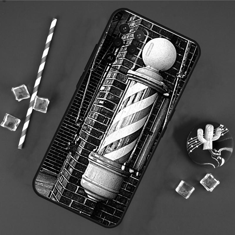 Hairdresser Barber Scissors Phone Case For Oppo A18 A38 A58 A78 A98 A40 A60 A80 A91 A15 A17 A74 A94 A54 A57S A16 A76 A96
