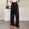 Women Pajama Pants Plush Sleep Pants Soft Elastic Waist Pajama Bottoms Solid Color Pants With 2 Pockets