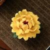 Peony Rose Peony Incense Holder Handmade Ceramic Flower Incense Tray  Peony Supports