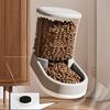 Distributore Automatico di Cibo per Gatti in ABS, Dispenser di Cibo per Cani, Distributori Automatici per Gatti ad Alta Capacità, Dispenser d'Acqua, Ciotola per Cibo per Animali Domestici Facile da Pulire