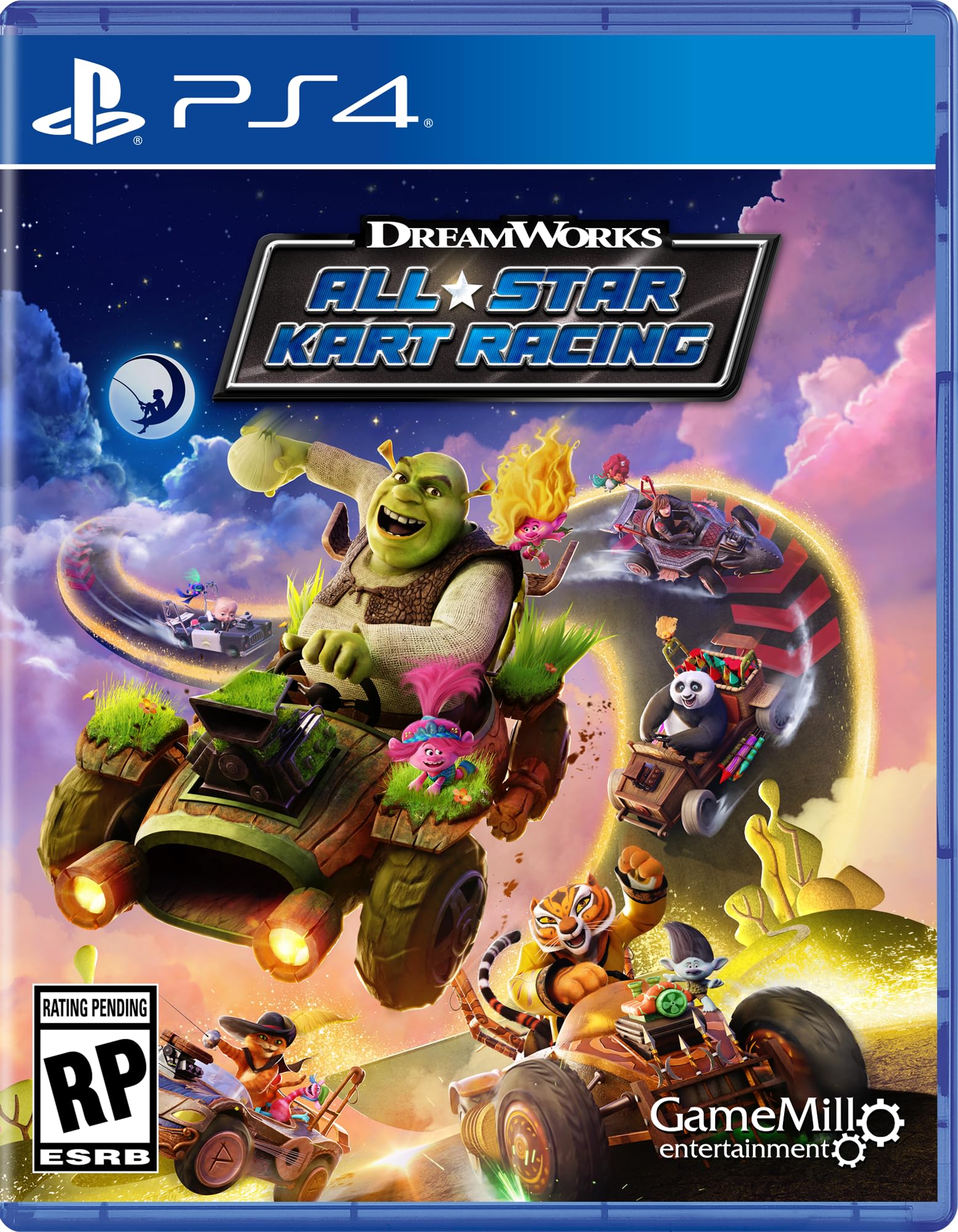 

DreamWorks Kart Racing North PS4 All-Star (Импортная версия Америка) - синий