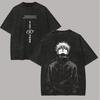 Jujutsu Kaisen Manga Gojo Satoru Printed Tshirt Mens and Womens Washed Tshirt High Quality Vintage Cotton Tshirt Tops