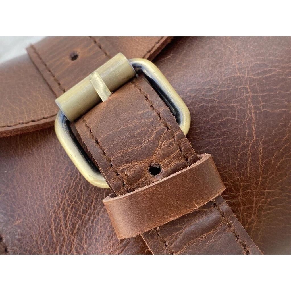 Tasche Motorrad Werkzeug Gabeltasche Leder Lenkeraufbewahrung Gepäck Satteltasche Neu