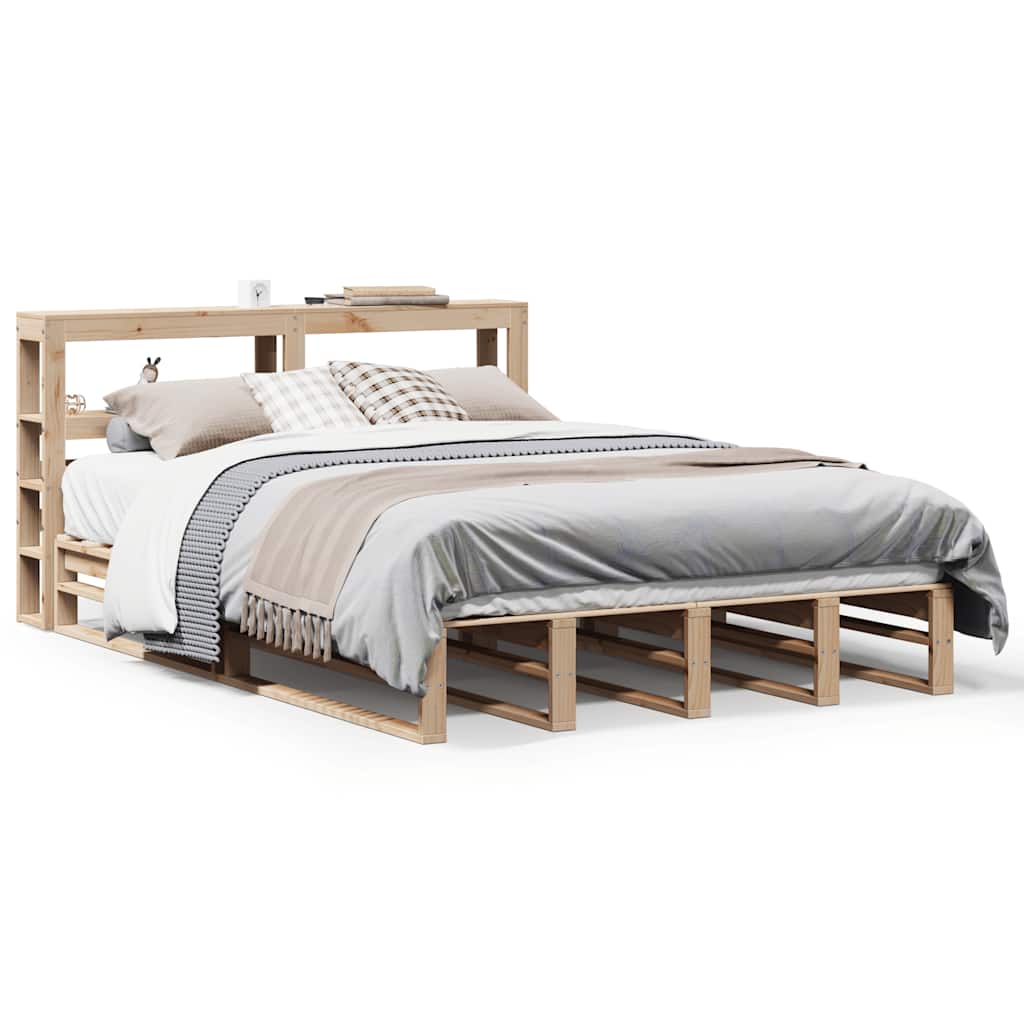 Solid Wood Bed without Mattress 120 x 200 cm Pine Wood